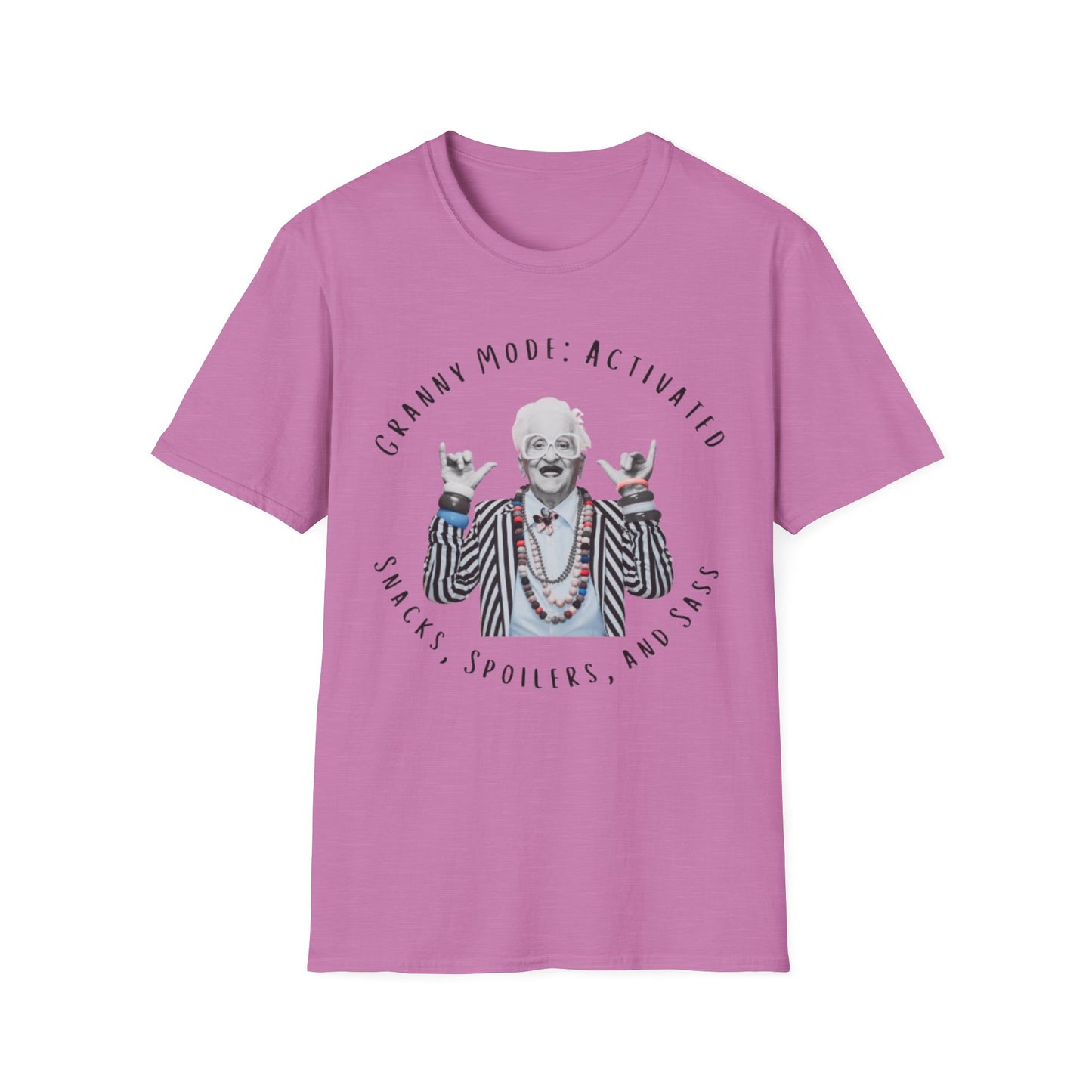 Granny Mode Activated T-Shirt, Fun Unisex Tee, Gift for Grandma, Family Reunion Apparel, Quirky Humor Shirt