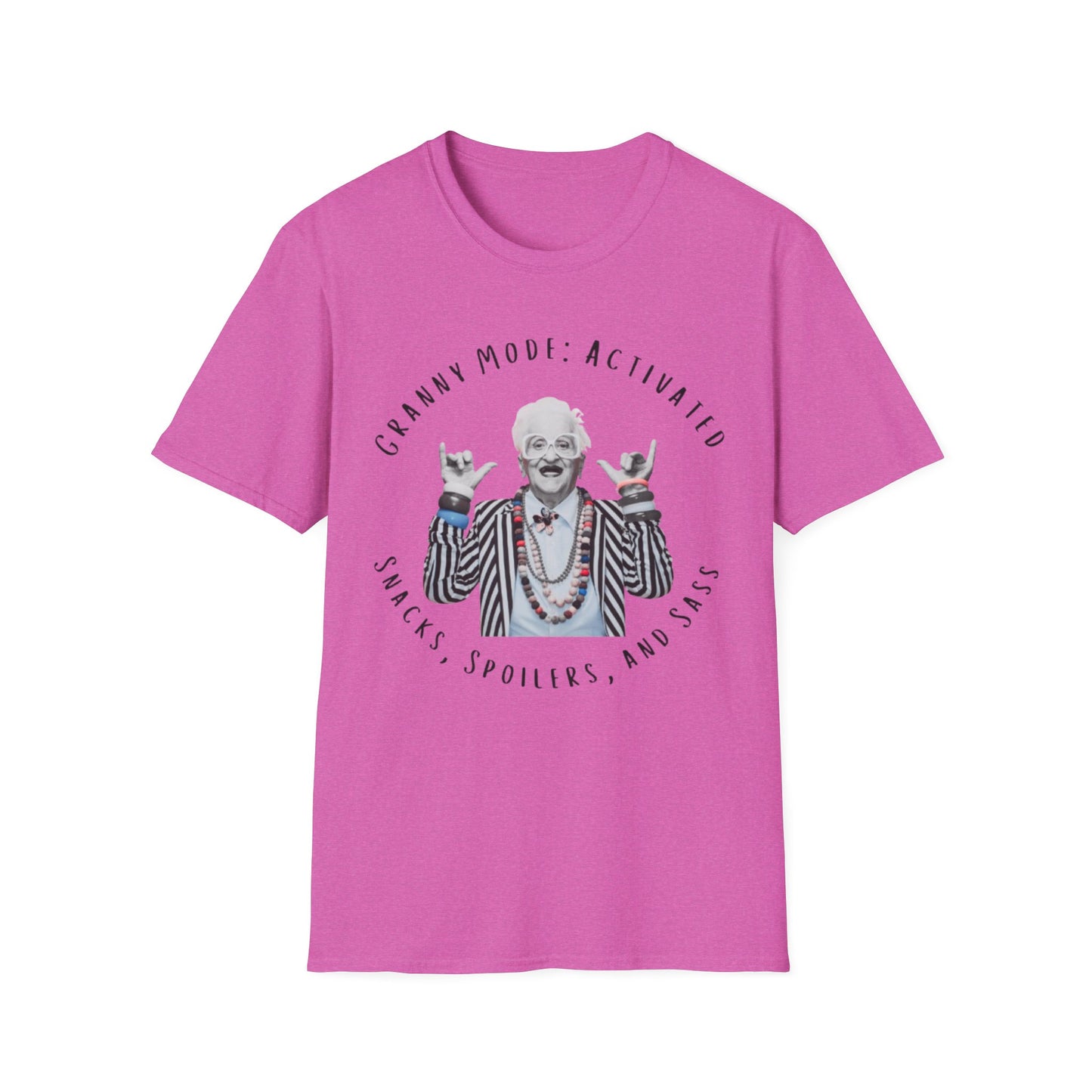 Granny Mode Activated T-Shirt, Fun Unisex Tee, Gift for Grandma, Family Reunion Apparel, Quirky Humor Shirt