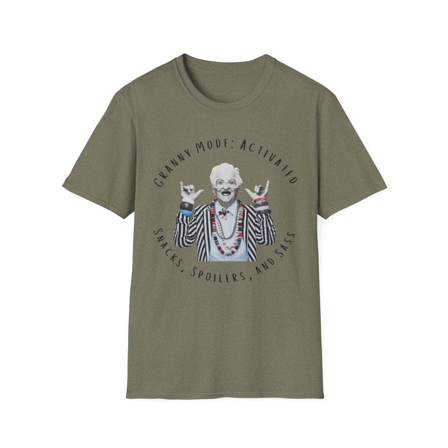 Granny Mode Activated T-Shirt, Fun Unisex Tee, Gift for Grandma, Family Reunion Apparel, Quirky Humor Shirt