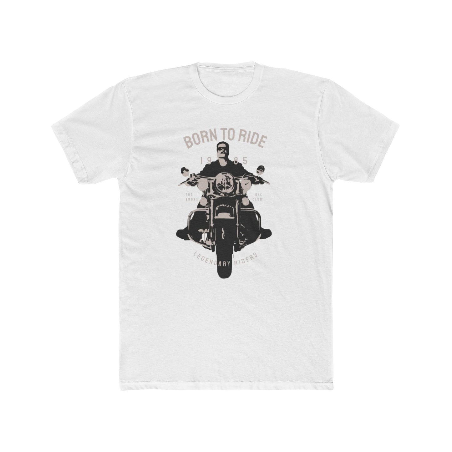 Born to Ride Unisex Cotton Crew Tee | Motorcycle Lovers Gift | Biker Tee for Men & Women | Casual Wear | Motorcycle Enthusiast Apparel