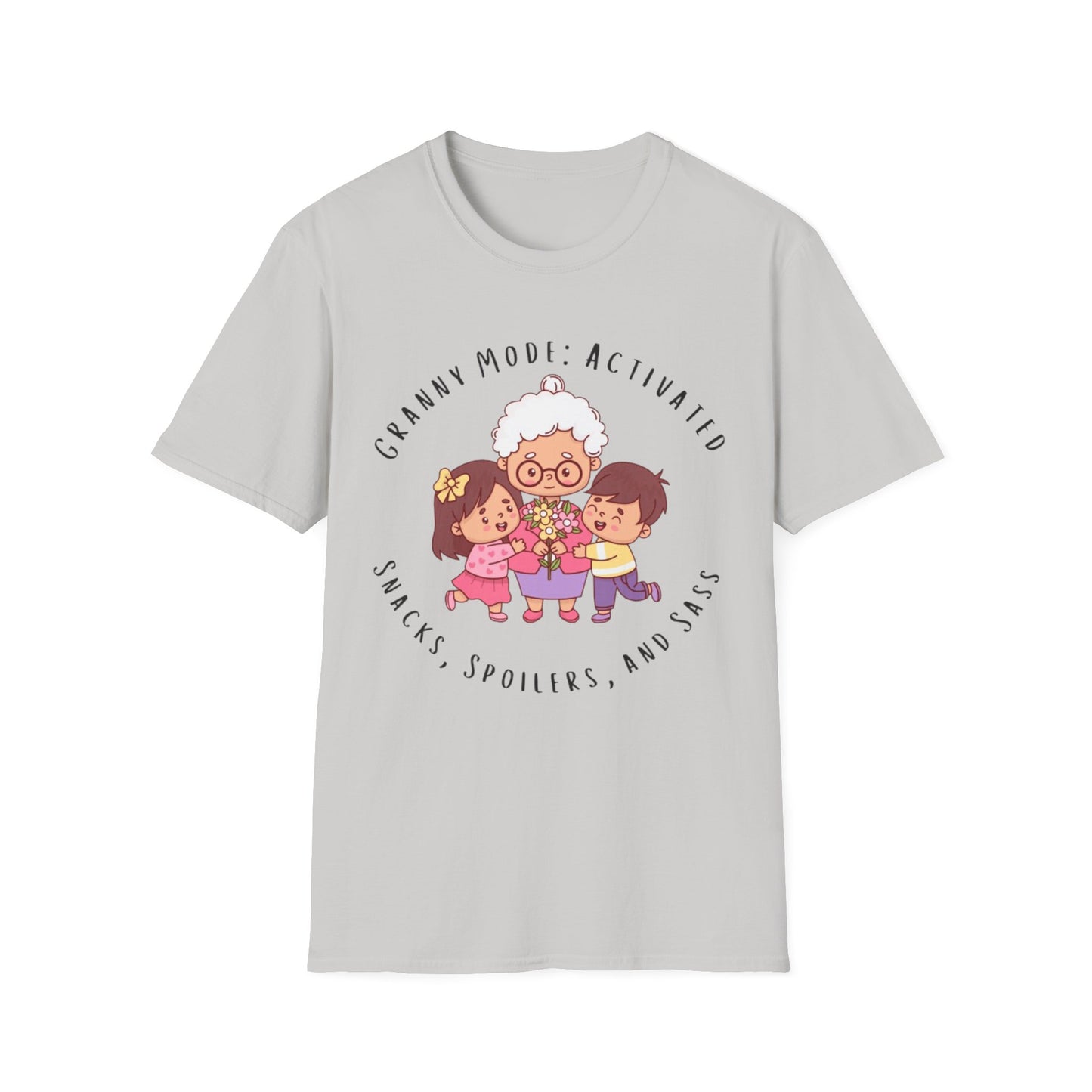 Granny Mode Activation T-Shirt, Cute Grandma Shirt, Family Moments Tee, Gift for Grandma, Fun Vintage Style Tee