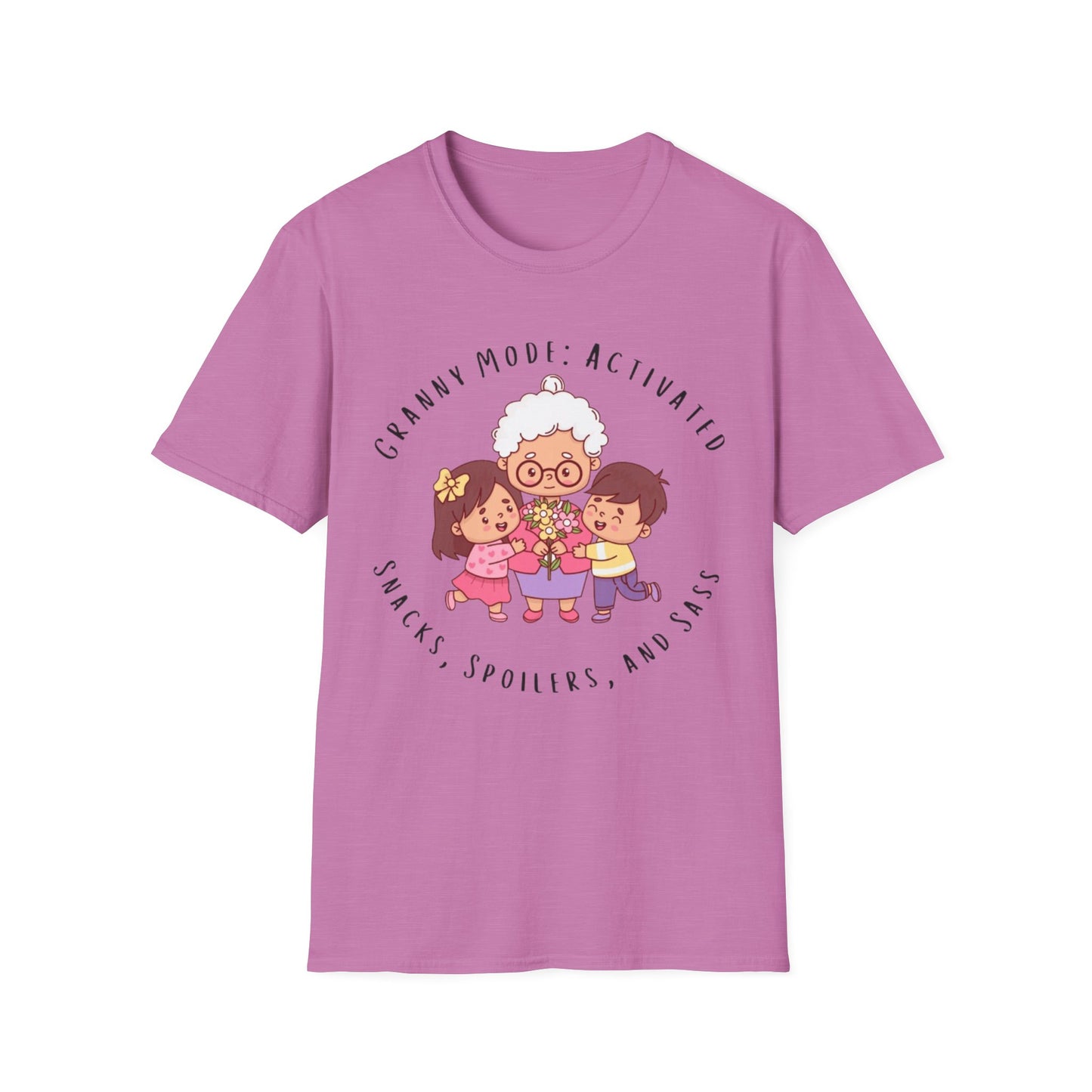 Granny Mode Activation T-Shirt, Cute Grandma Shirt, Family Moments Tee, Gift for Grandma, Fun Vintage Style Tee