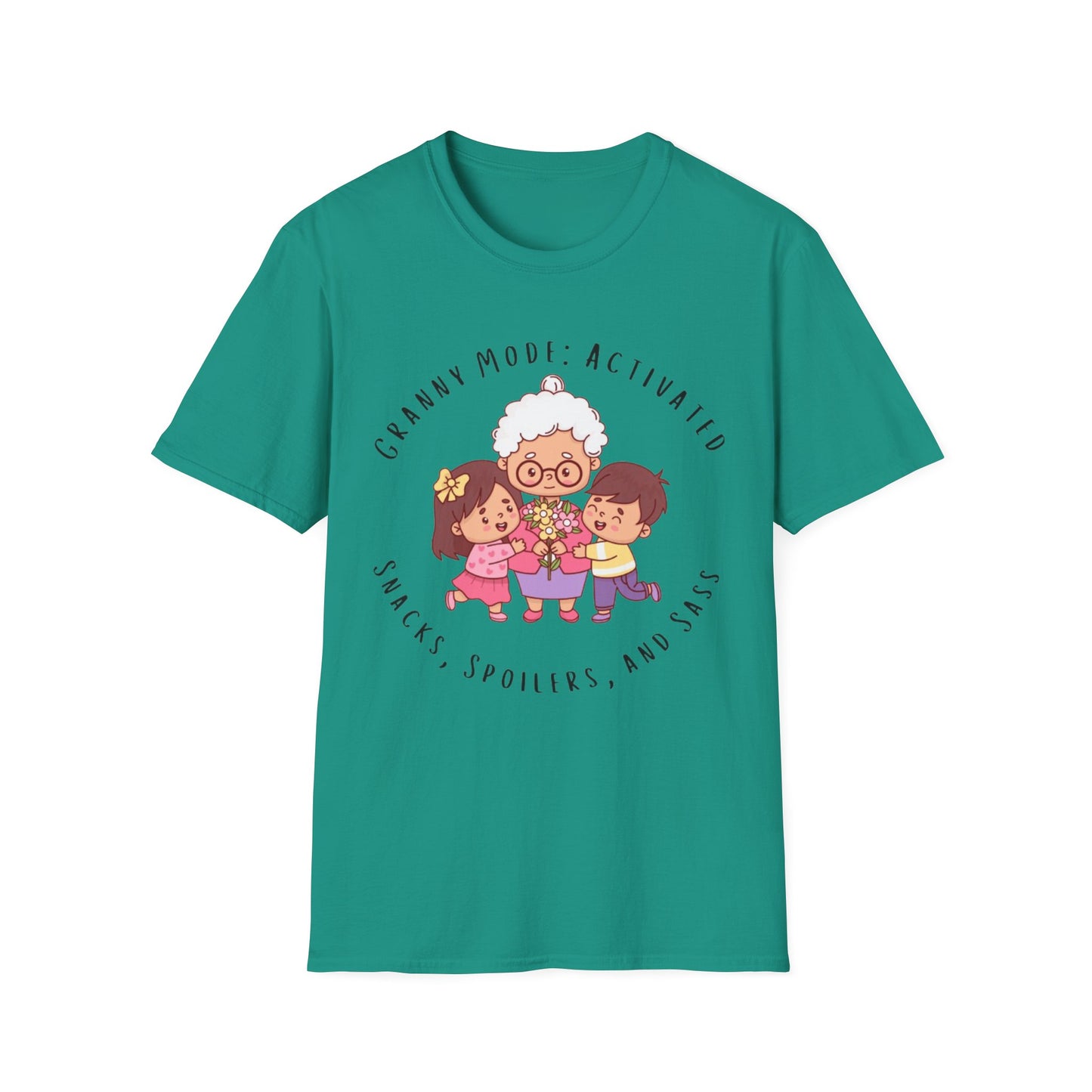 Granny Mode Activation T-Shirt, Cute Grandma Shirt, Family Moments Tee, Gift for Grandma, Fun Vintage Style Tee