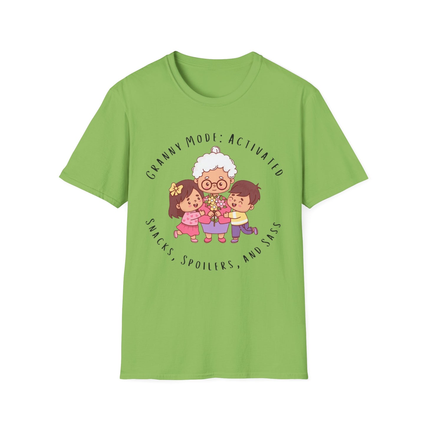 Granny Mode Activation T-Shirt, Cute Grandma Shirt, Family Moments Tee, Gift for Grandma, Fun Vintage Style Tee