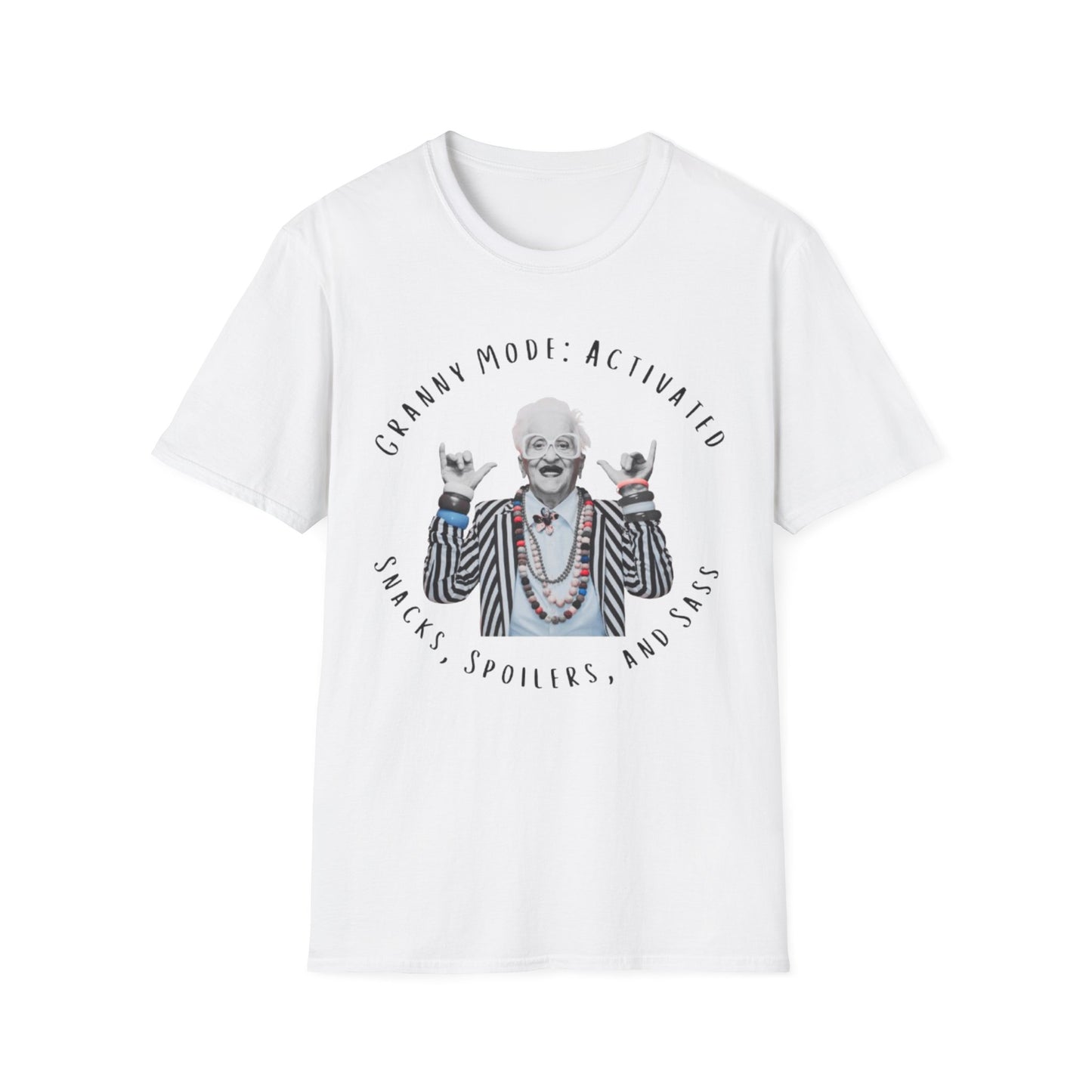 Granny Mode Activated T-Shirt, Fun Unisex Tee, Gift for Grandma, Family Reunion Apparel, Quirky Humor Shirt