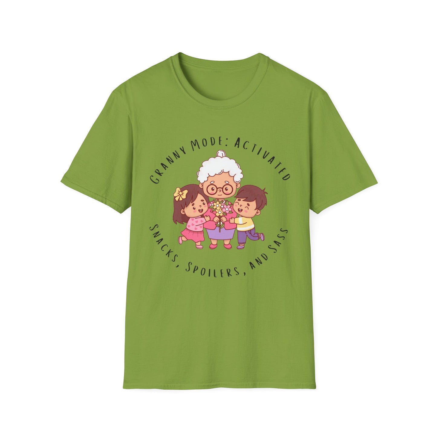 Granny Mode Activation T-Shirt, Cute Grandma Shirt, Family Moments Tee, Gift for Grandma, Fun Vintage Style Tee