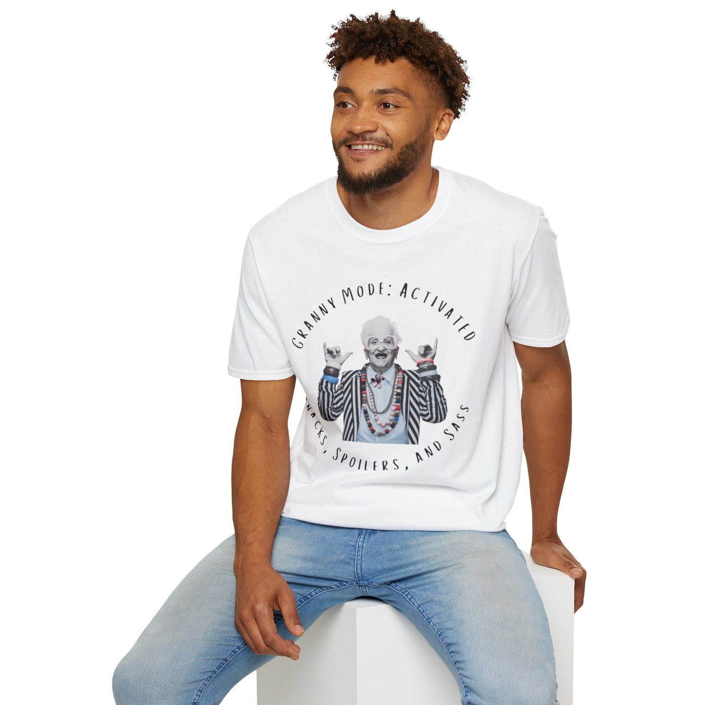 Granny Mode Activated T-Shirt, Fun Unisex Tee, Gift for Grandma, Family Reunion Apparel, Quirky Humor Shirt