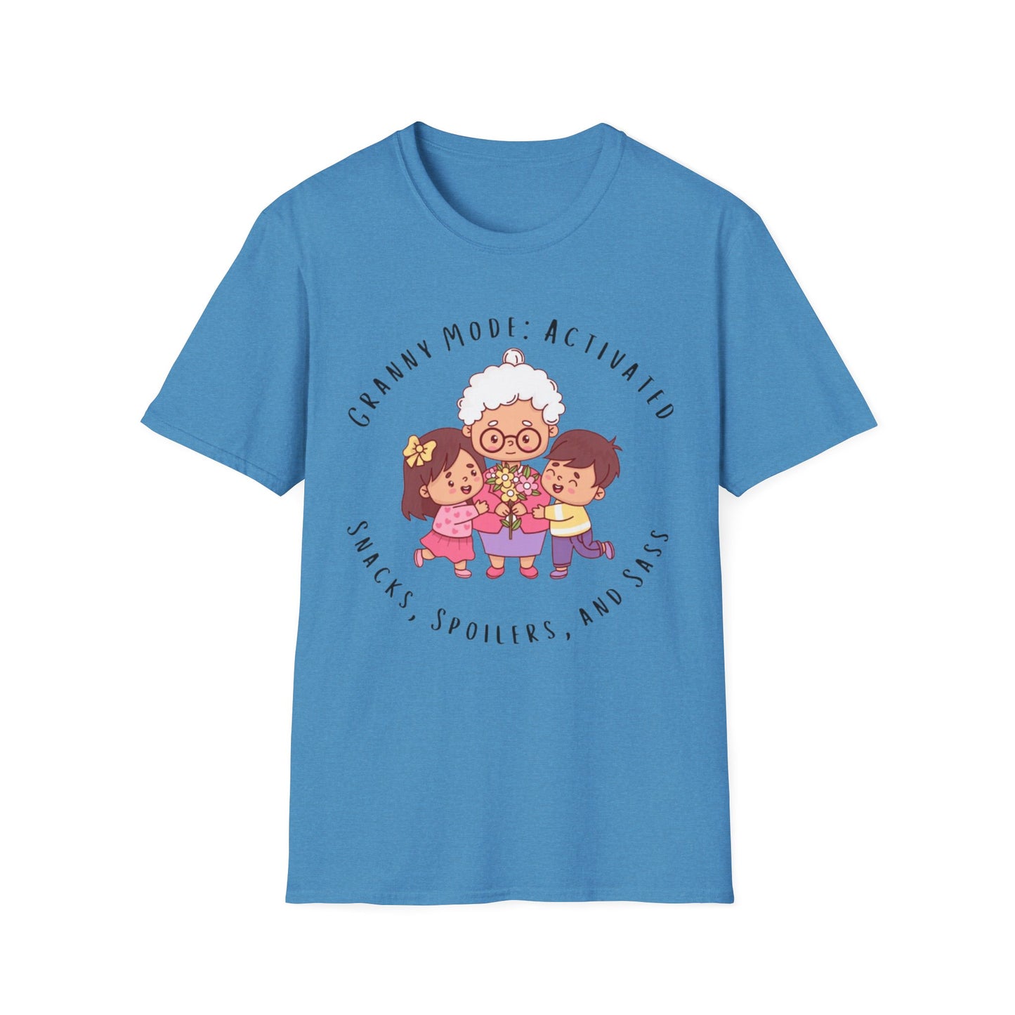 Granny Mode Activation T-Shirt, Cute Grandma Shirt, Family Moments Tee, Gift for Grandma, Fun Vintage Style Tee