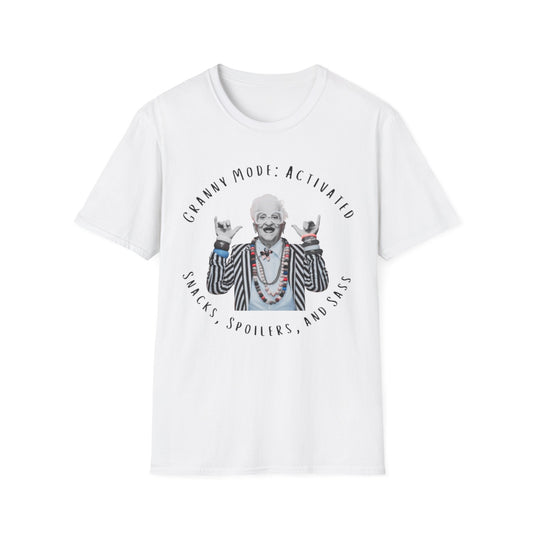 Granny Mode Activated T-Shirt, Fun Unisex Tee, Gift for Grandma, Family Reunion Apparel, Quirky Humor Shirt